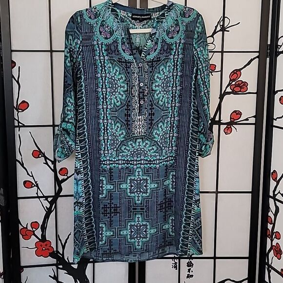 Hemant & Nandita Marche Silk Dress - Picture 2 of 13